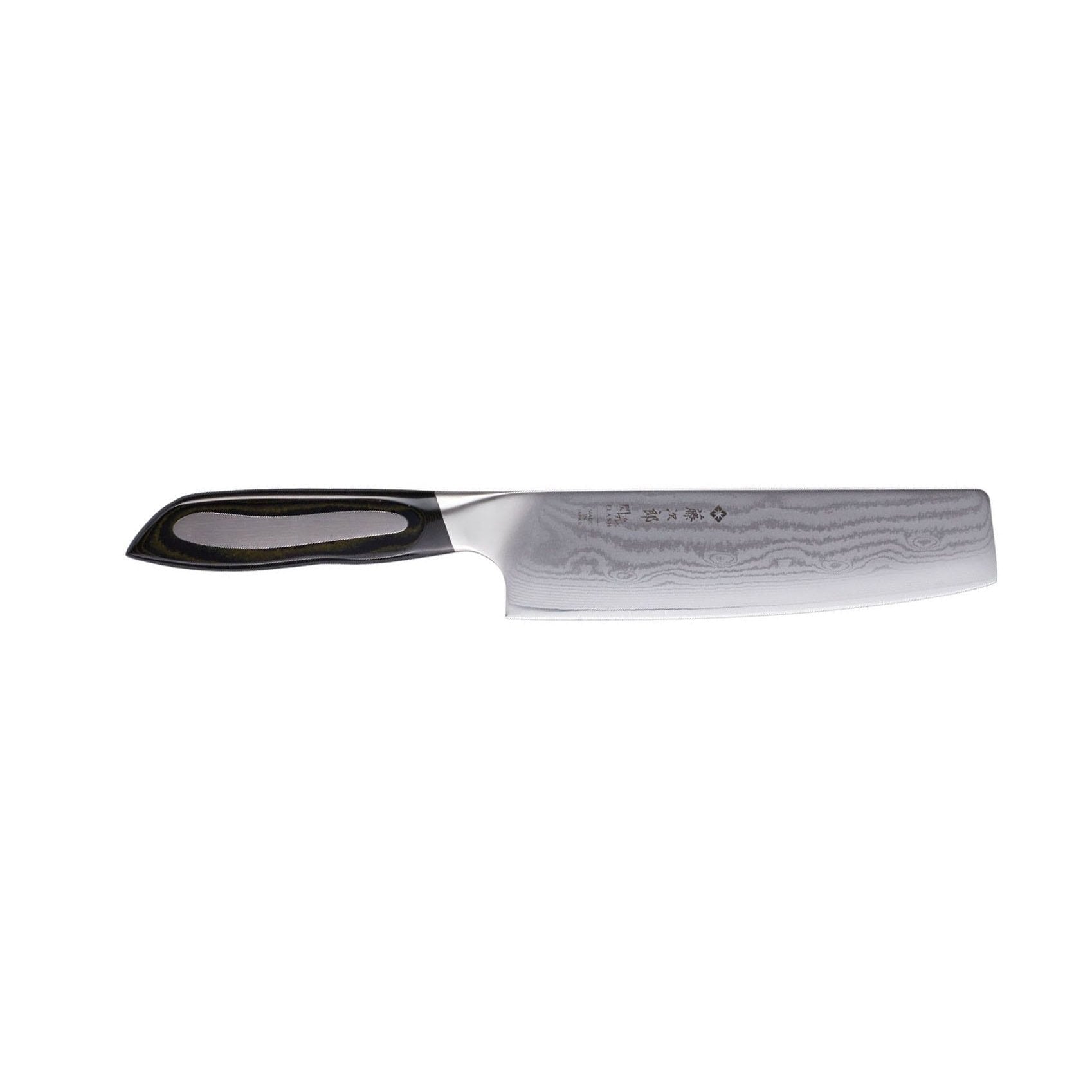 Tojiro Damascus Nakiri Knife 18 cm Micarta Handle Flash FF-VE180