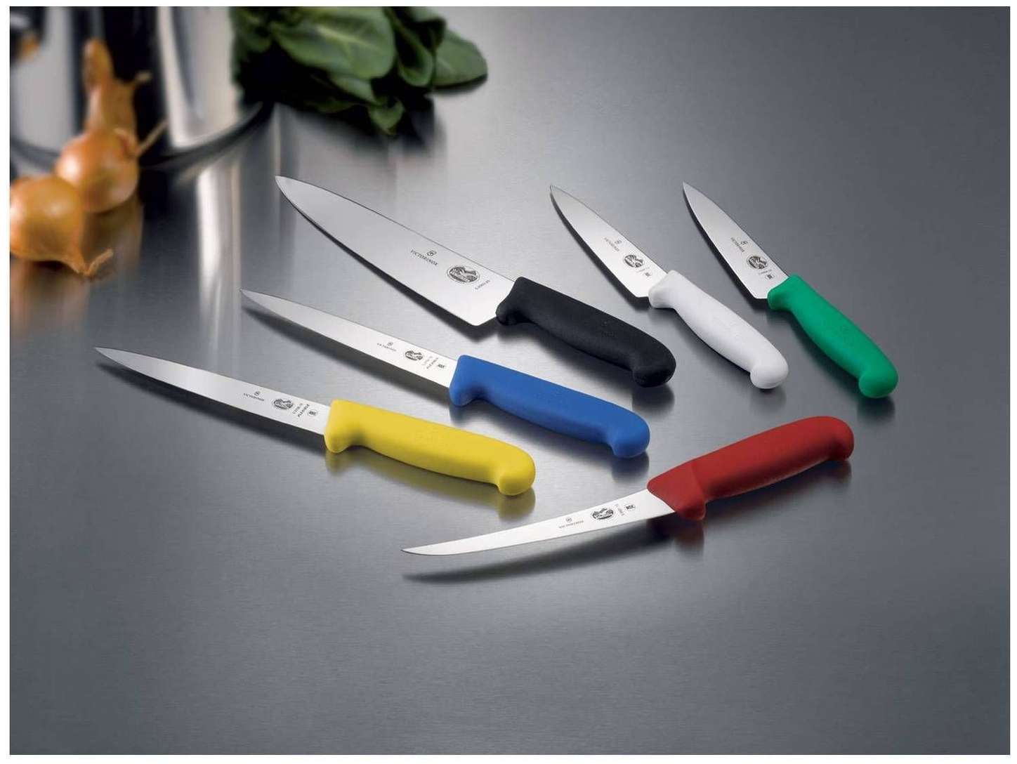 Victorinox Chef's Knife 15 cm Red Handle Fibrox 5.2001.15