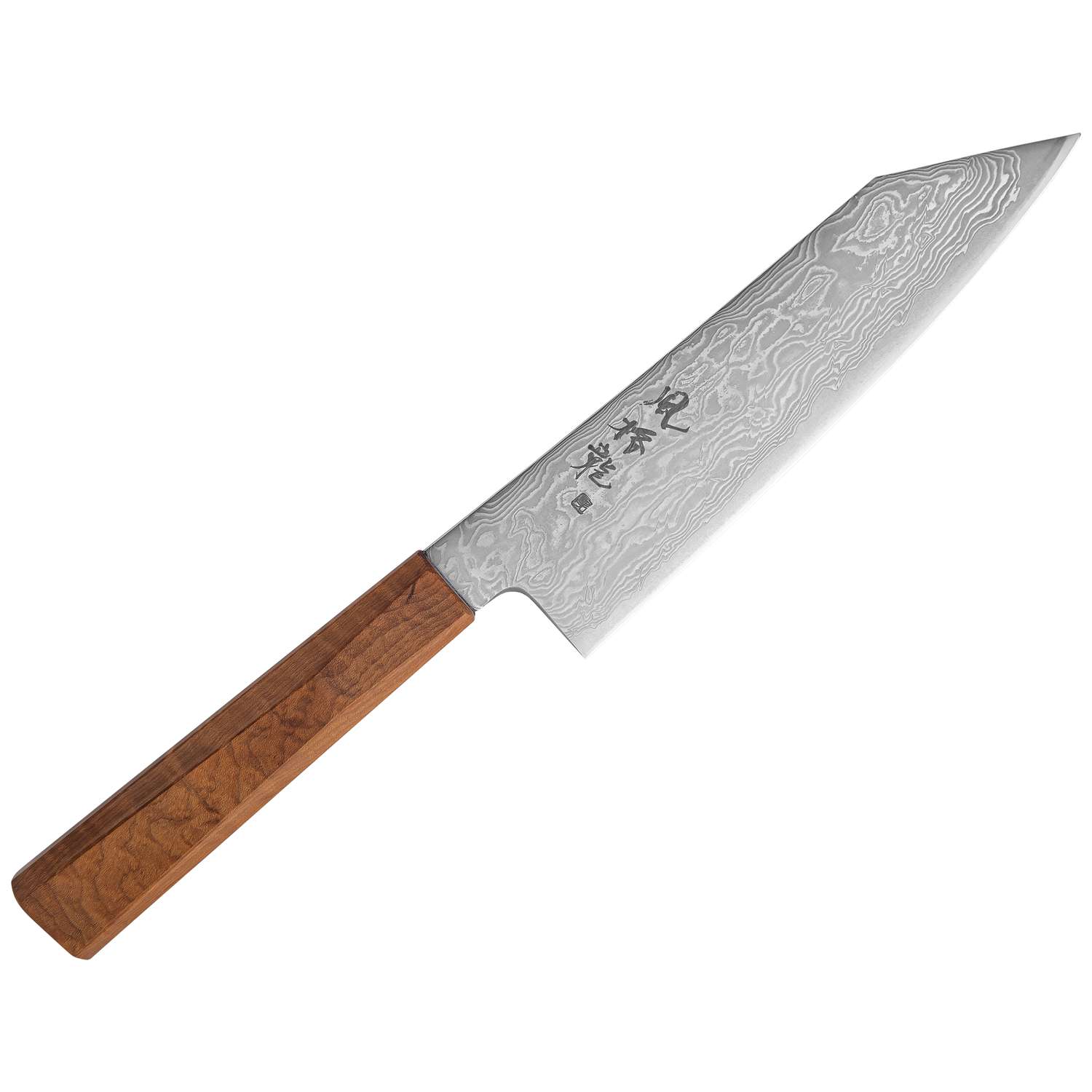 Ryusen Damascus Santoku Knife 17 cm Maple Handle Fukaku Ryu FK-303