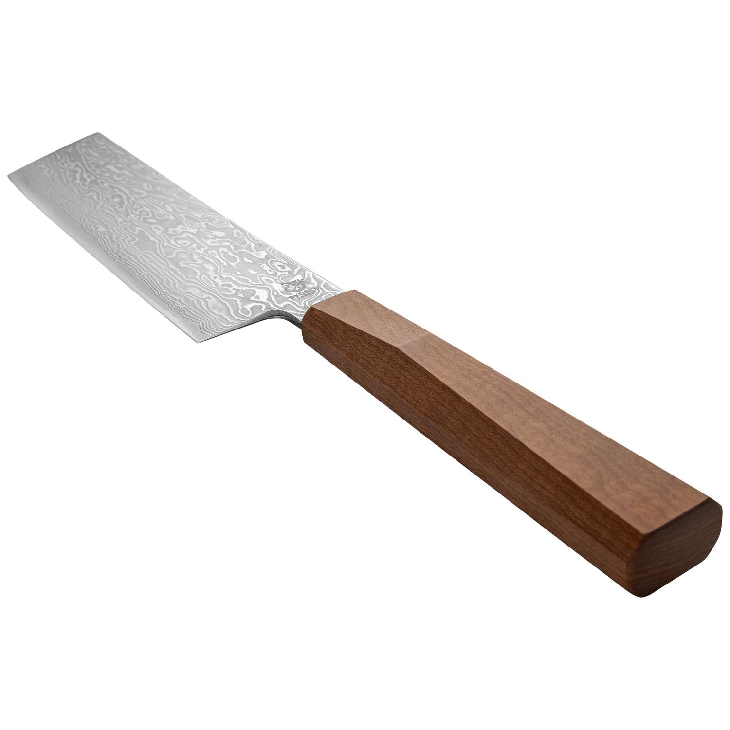 Ryusen Damascus Nakiri Knife 15.5 cm Maple Handle Fukaku Ryu FK-304