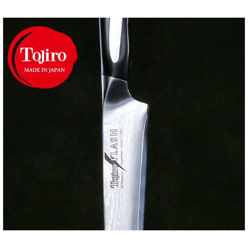 Tojiro Damascus Chef's Knife 21 cm Micarta Handle Flash FF-CH210