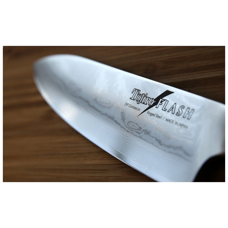 Tojiro Damascus Chef's Knife 24 cm Micarta Handle Flash FF-CH240
