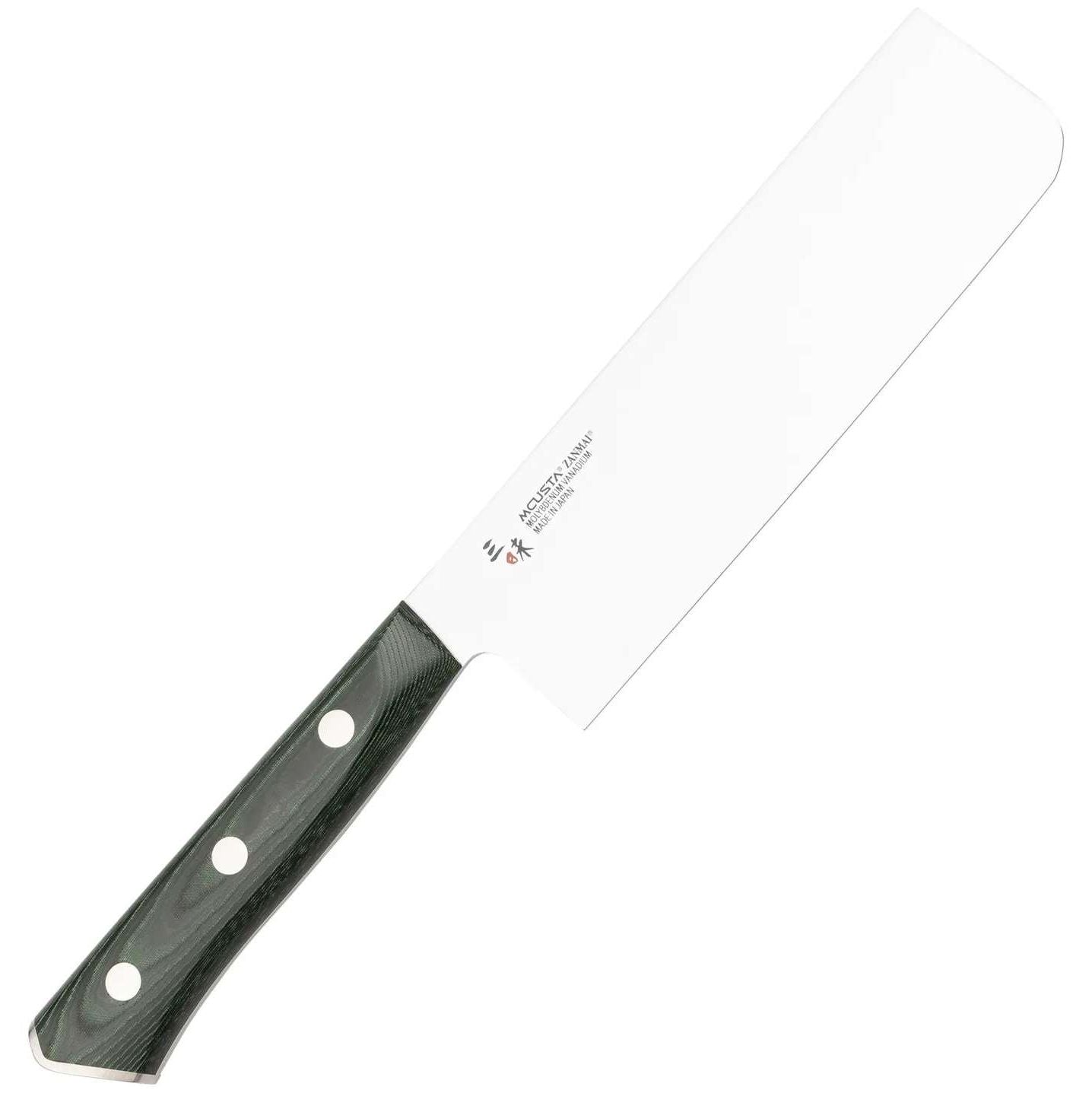 Mcusta zanmai Nakiri Knife 16.5 cm Forest Molybdenum HBG-6008M