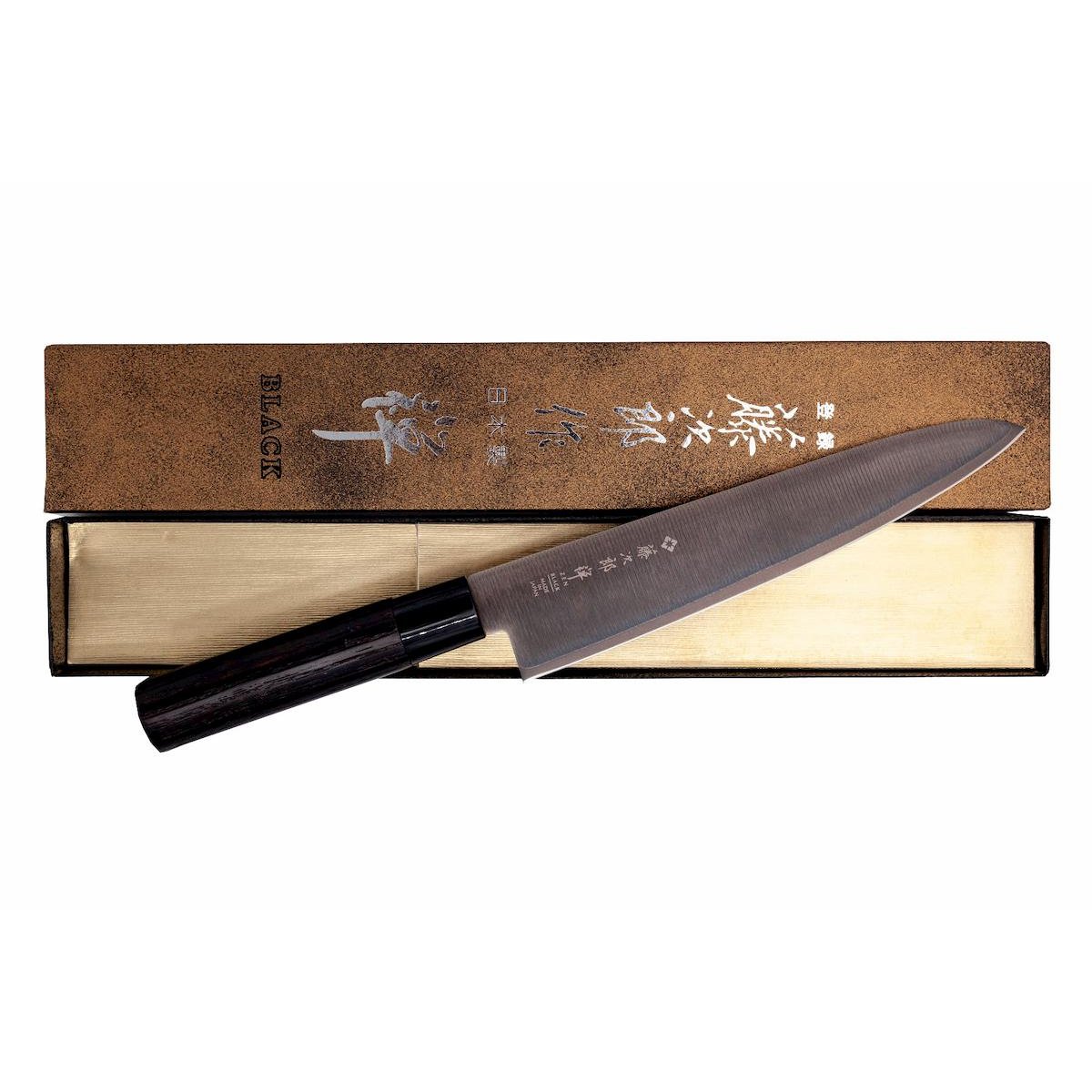Tojiro Chef's Knife 27 cm Chestnut Handle Black Zen FD-1566