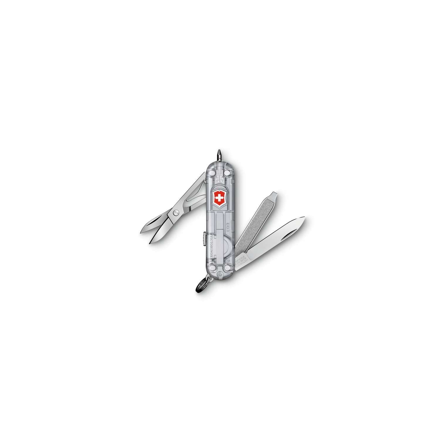 Victorinox Signature Lite Swiss Army Knife 58 mm 7 Functions Silver Transparent 0.6226.T7