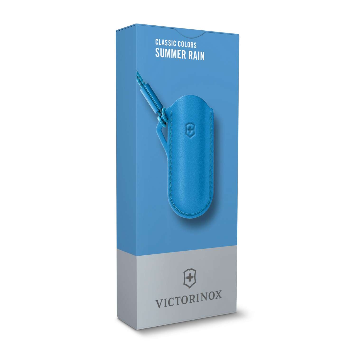 Victorinox Leather Pouch 70 mm Blue Summer Rain 4.0670.2
