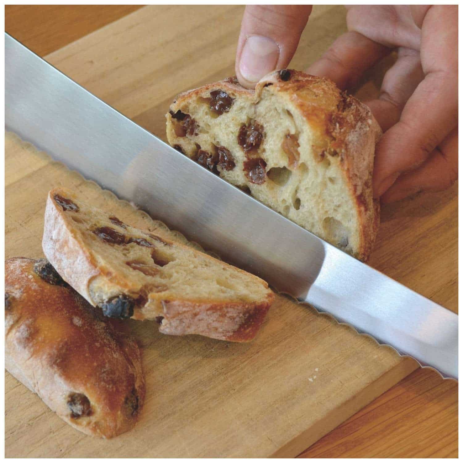 Nisaku Bread Knife 24 cm Tomita 3000