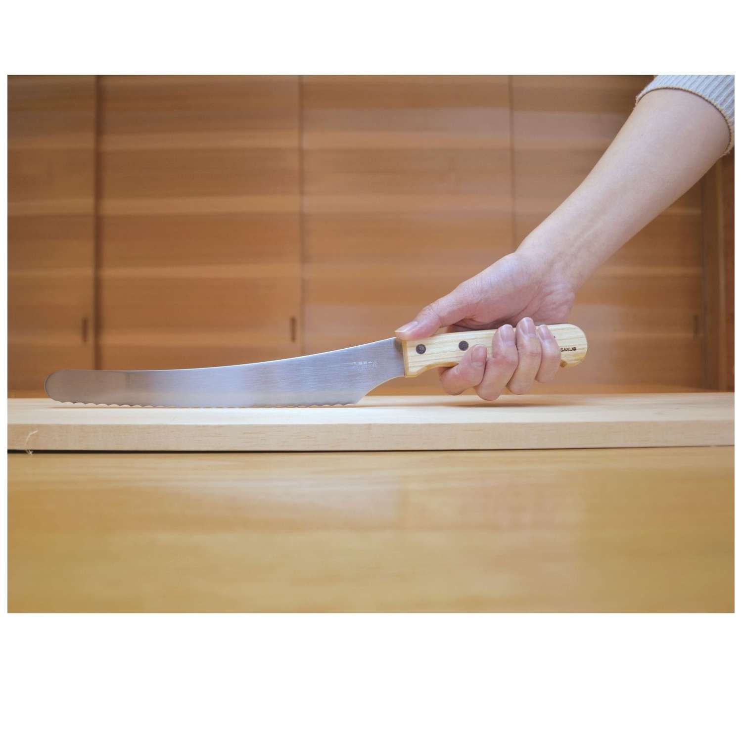 Nisaku Bread Knife 30 cm Tomita 3010