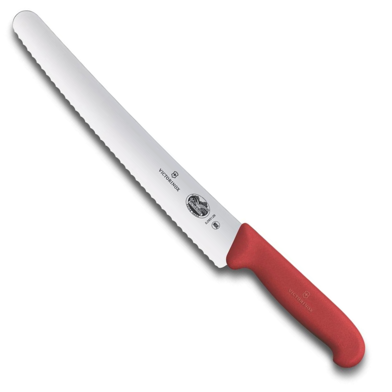 Victorinox Serrated Bread - Pastry Knife 26 cm Red Handle Fibrox 5.2931.26B
