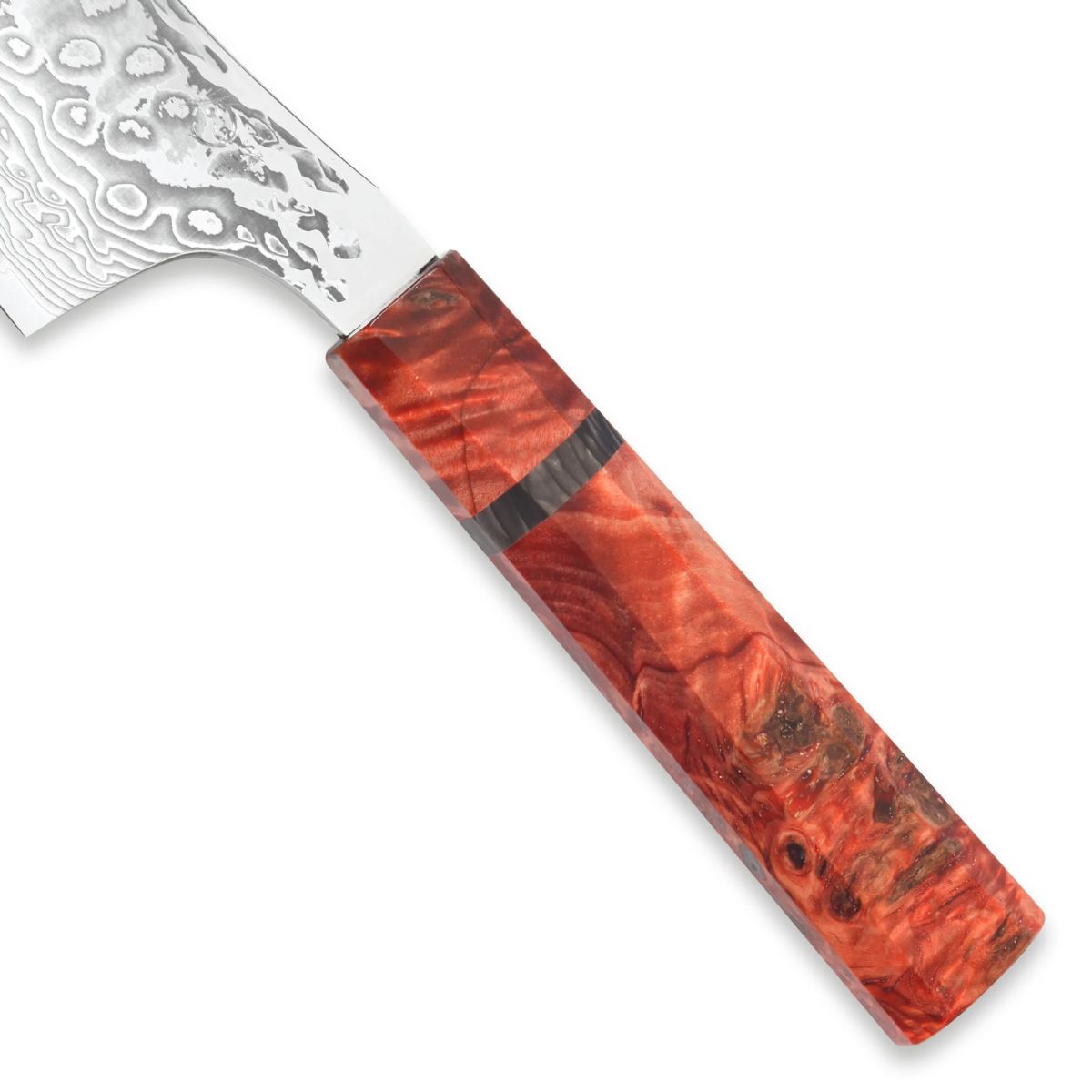 Ryusen Damascus Slicing Knife 26 cm Poplar Handle Gurenhiryu KAI GH-109