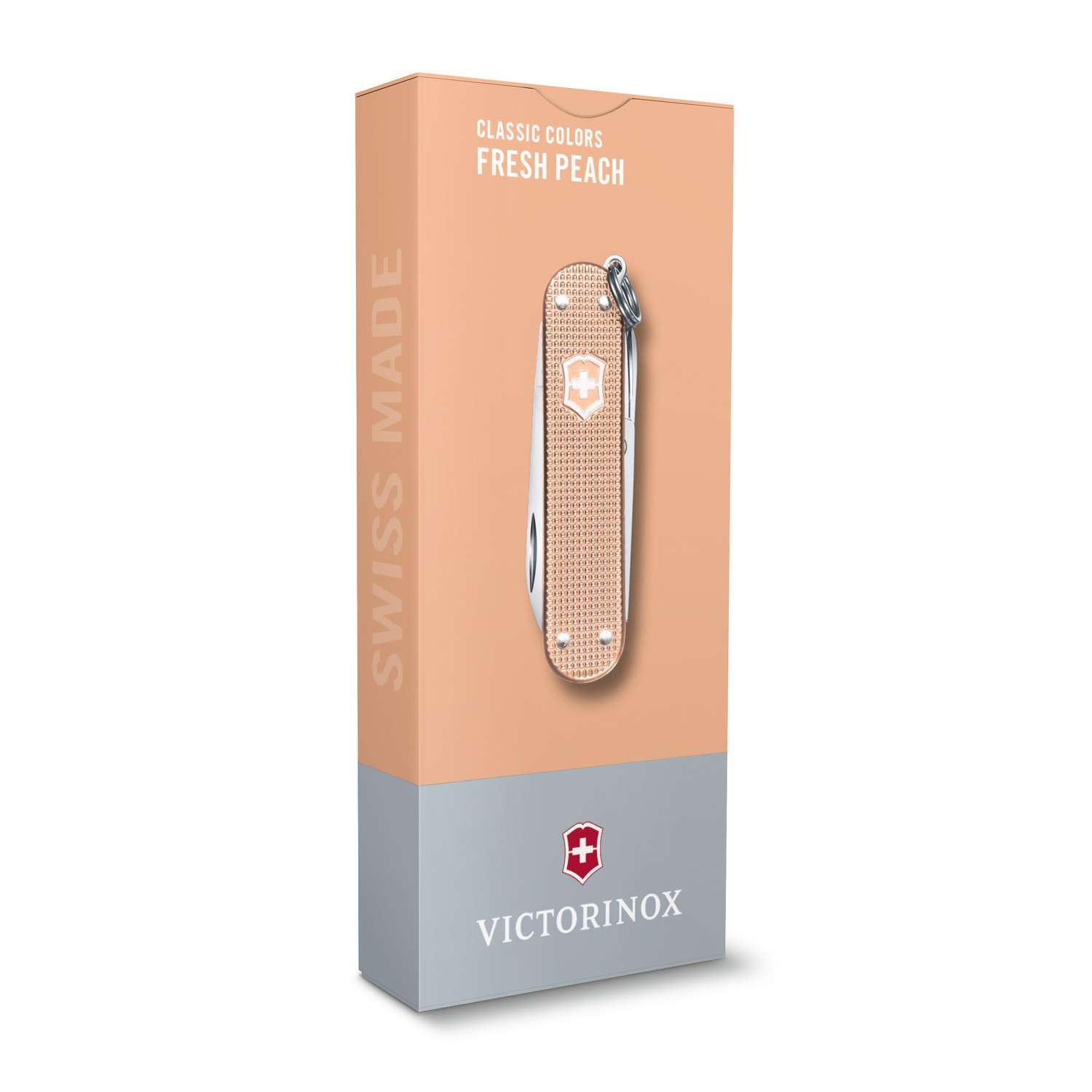 Victorinox Classic SD Alox Swiss Army Knife 58 mm 5 Functions Aluminium Scales Pink Fresh Peach