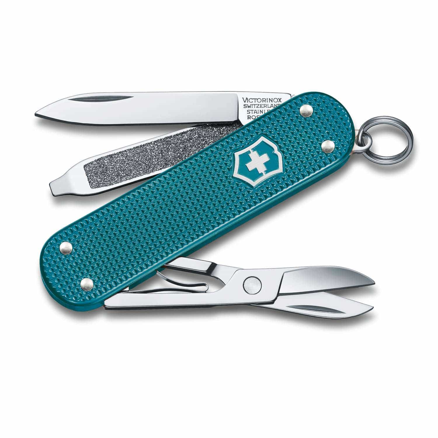 Victorinox Classic SD Alox Swiss Army Knife 58 mm 5 Functions Aluminium Scales Petrol Wild Jungle