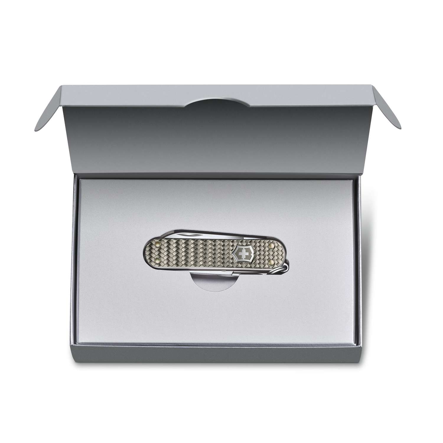 Victorinox Classic SD Precious Alox Swiss Army Knife 58 mm 5 Functions Aluminium Scales Gray Infinite Gray