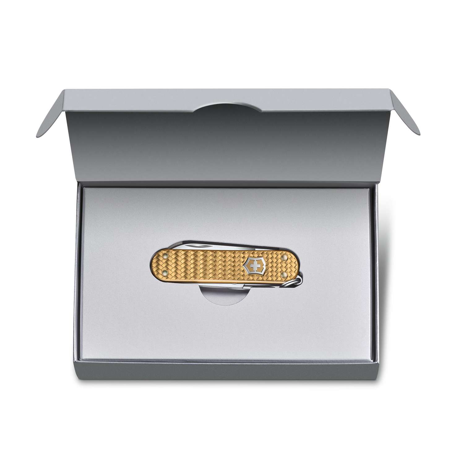 Victorinox Classic SD Alox Swiss Army Knife 58 mm 5 Functions Aluminium Scales Beige Wet Sand