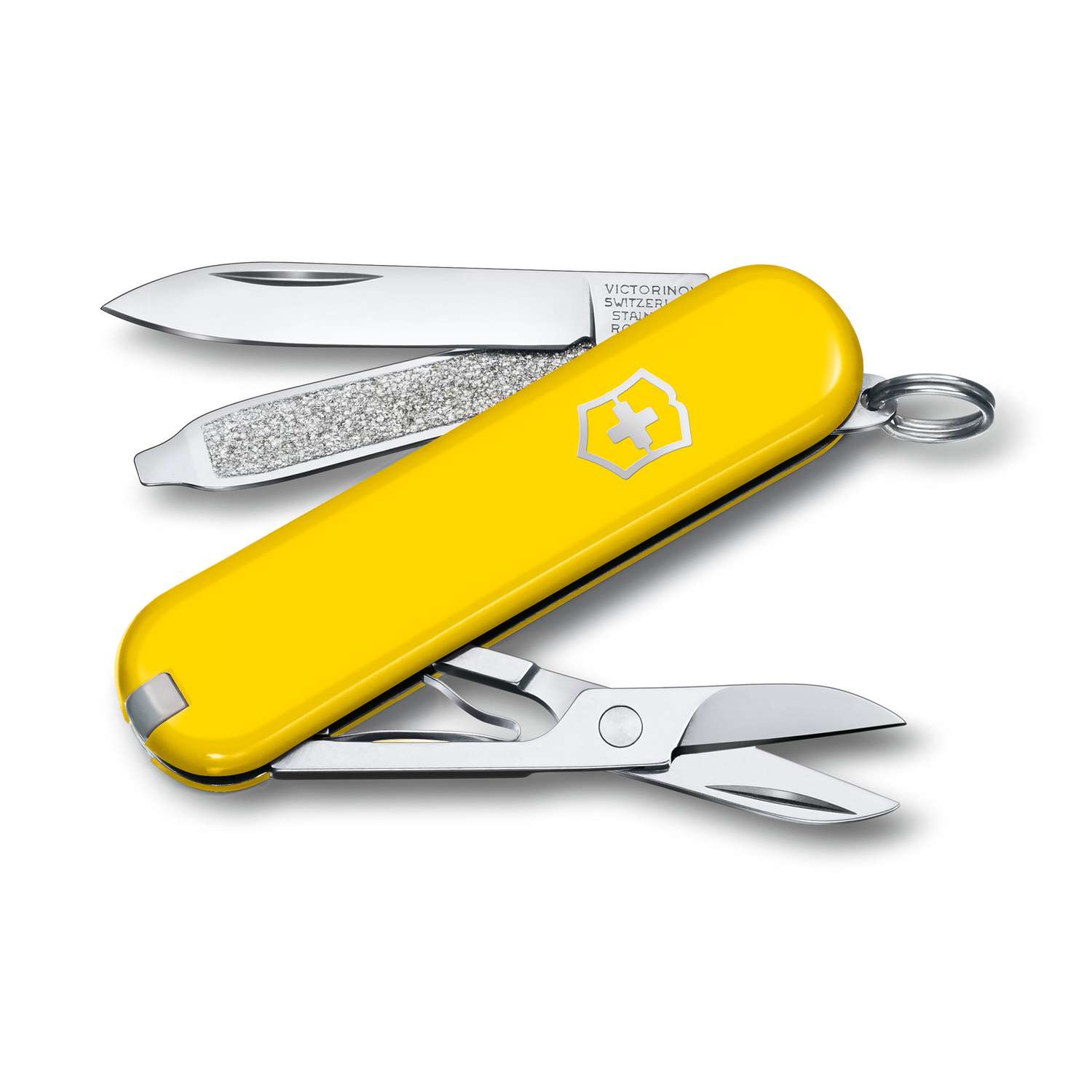 Victorinox Classic SD Swiss Army Knife 58 mm 7 Functions Yellow Sunny Side 0.6223.8G