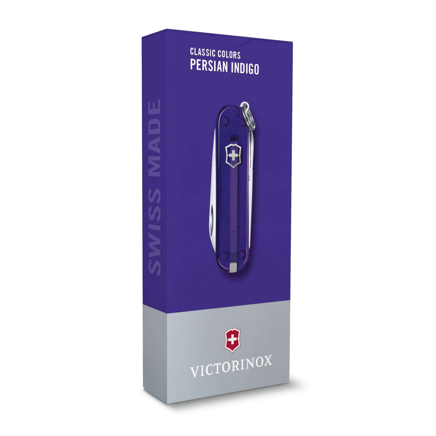 Victorinox Classic SD Swiss Army Knife 58 mm 7 Functions Purple Transparent Persian Indigo