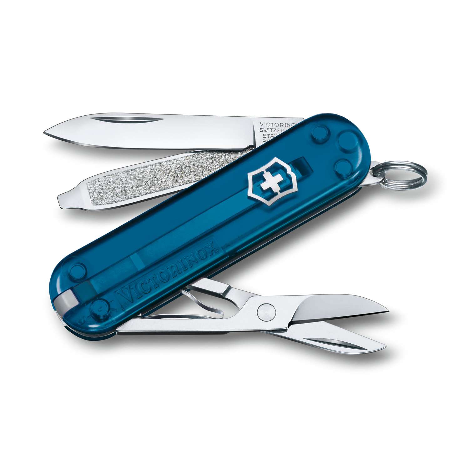 Victorinox Classic SD Swiss Army Knife 58 mm 7 Functions Blue Transparent Sky High