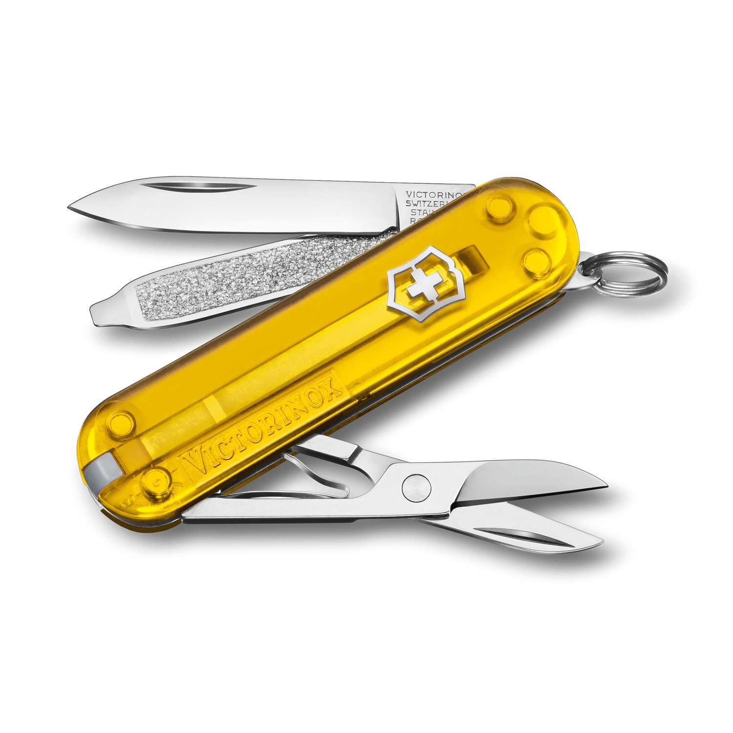 Victorinox Classic SD Swiss Army Knife 58 mm 7 Functions Yellow Transparent Tuscan Sun