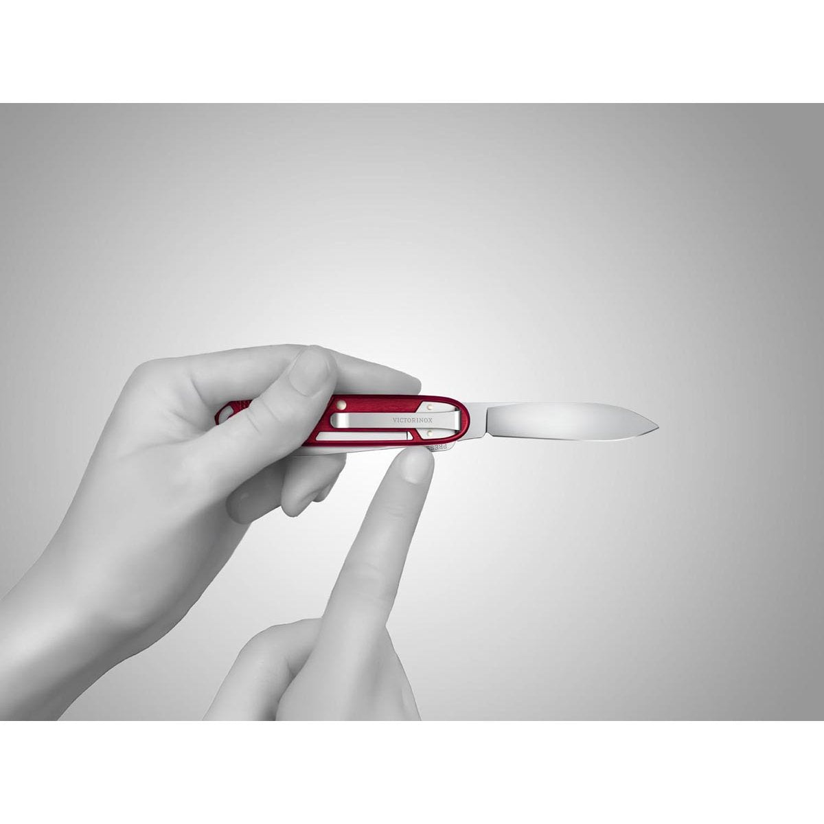 Victorinox Onefold Alox Swiss Army Kinfe 93 mm 2 Functions Aluminium Scales Silver 0.8006.26