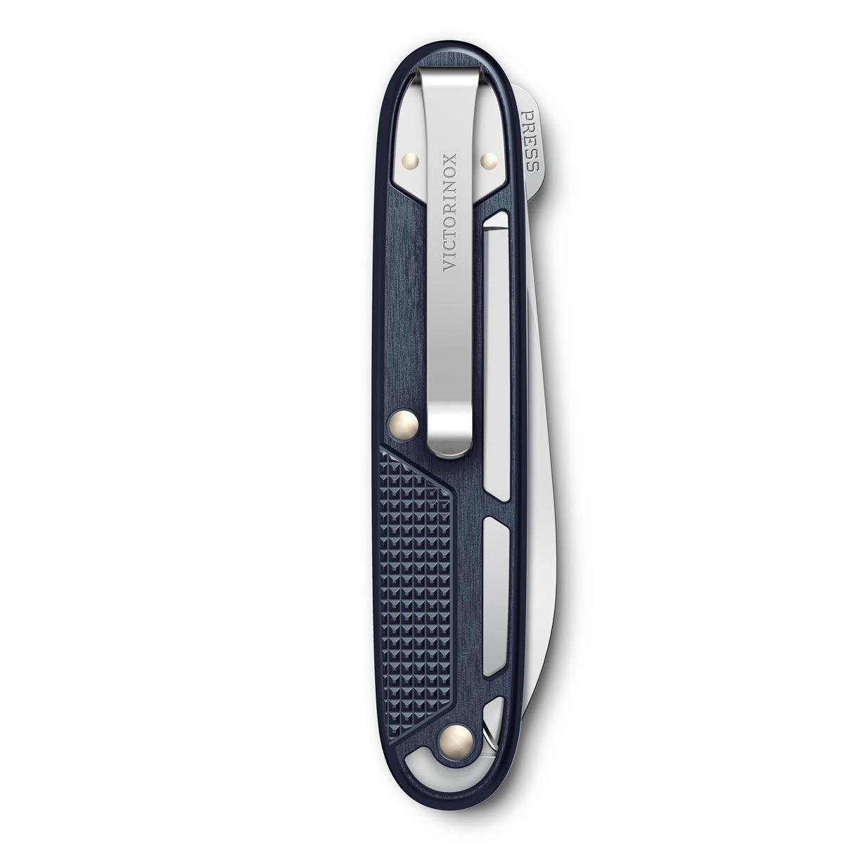 Victorinox Onefold Alox Swiss Army Kinfe 93 mm 2 Functions Aluminium Scales Dark Blue 0.8006.22
