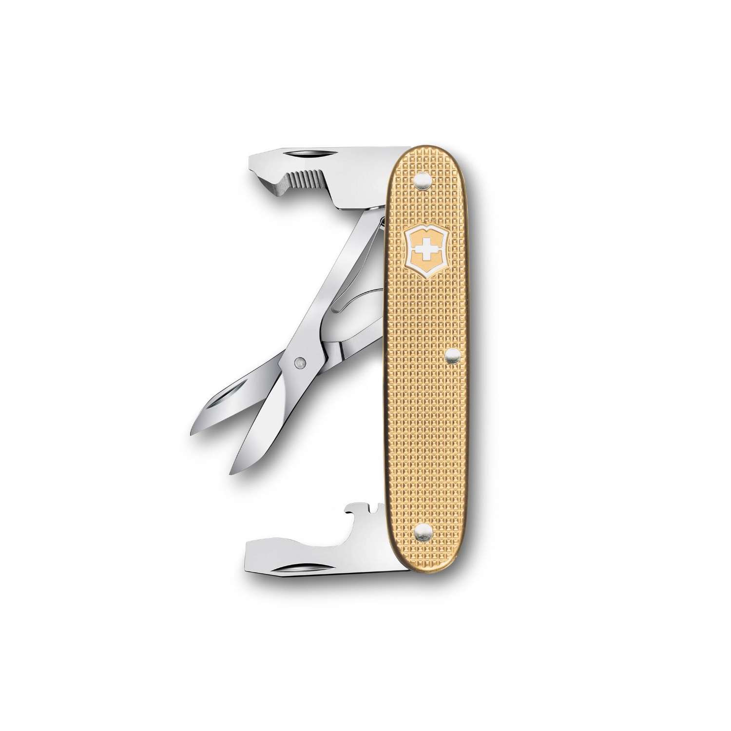 Victorinox Companion Slim Alox Swiss Army Knife 93 mm 6 Functions Aluminium Scales Gold 0.8170.28