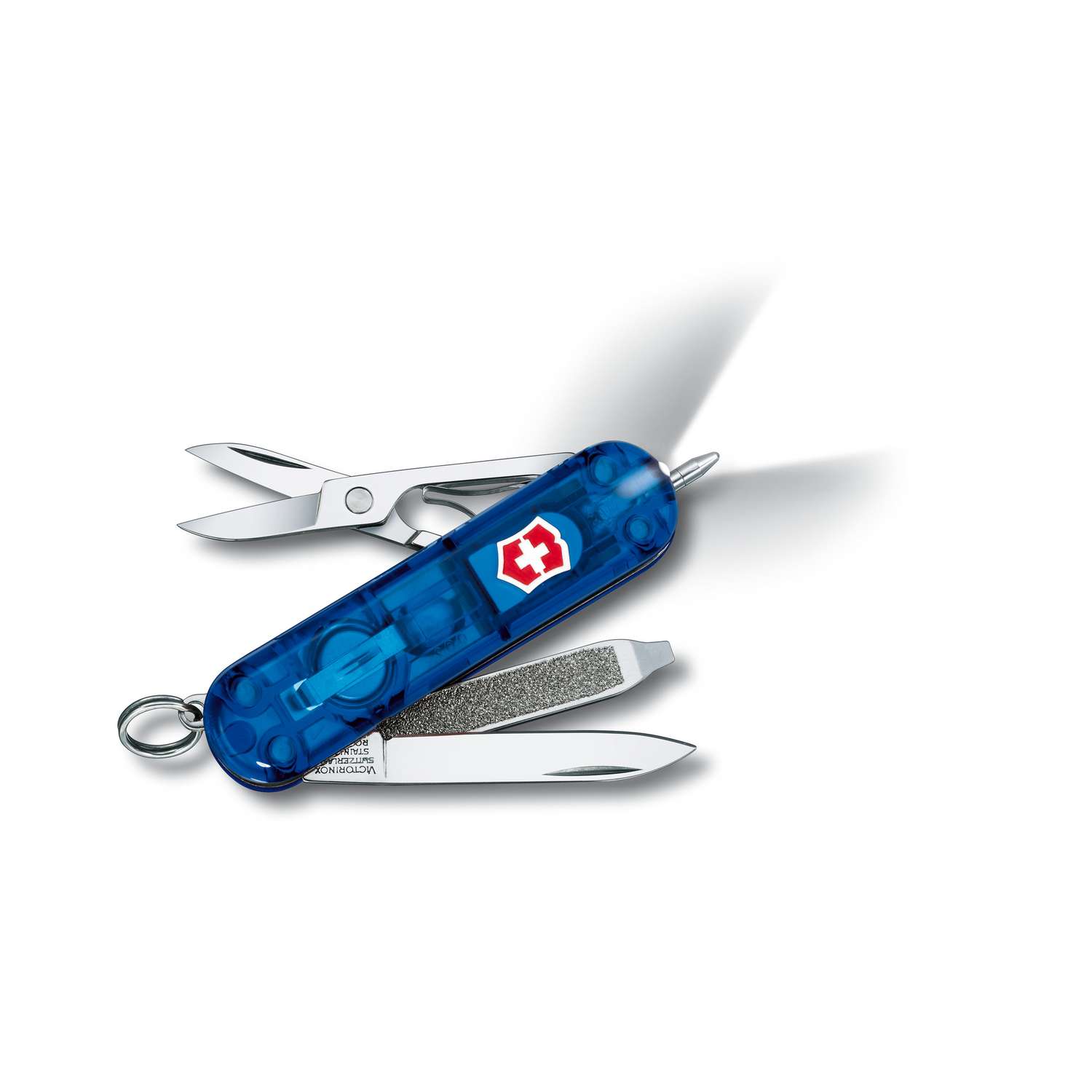 Victorinox Signature Lite Swiss Army Knife 58 mm 7 Functions Blue Transparent 0.6226.T2