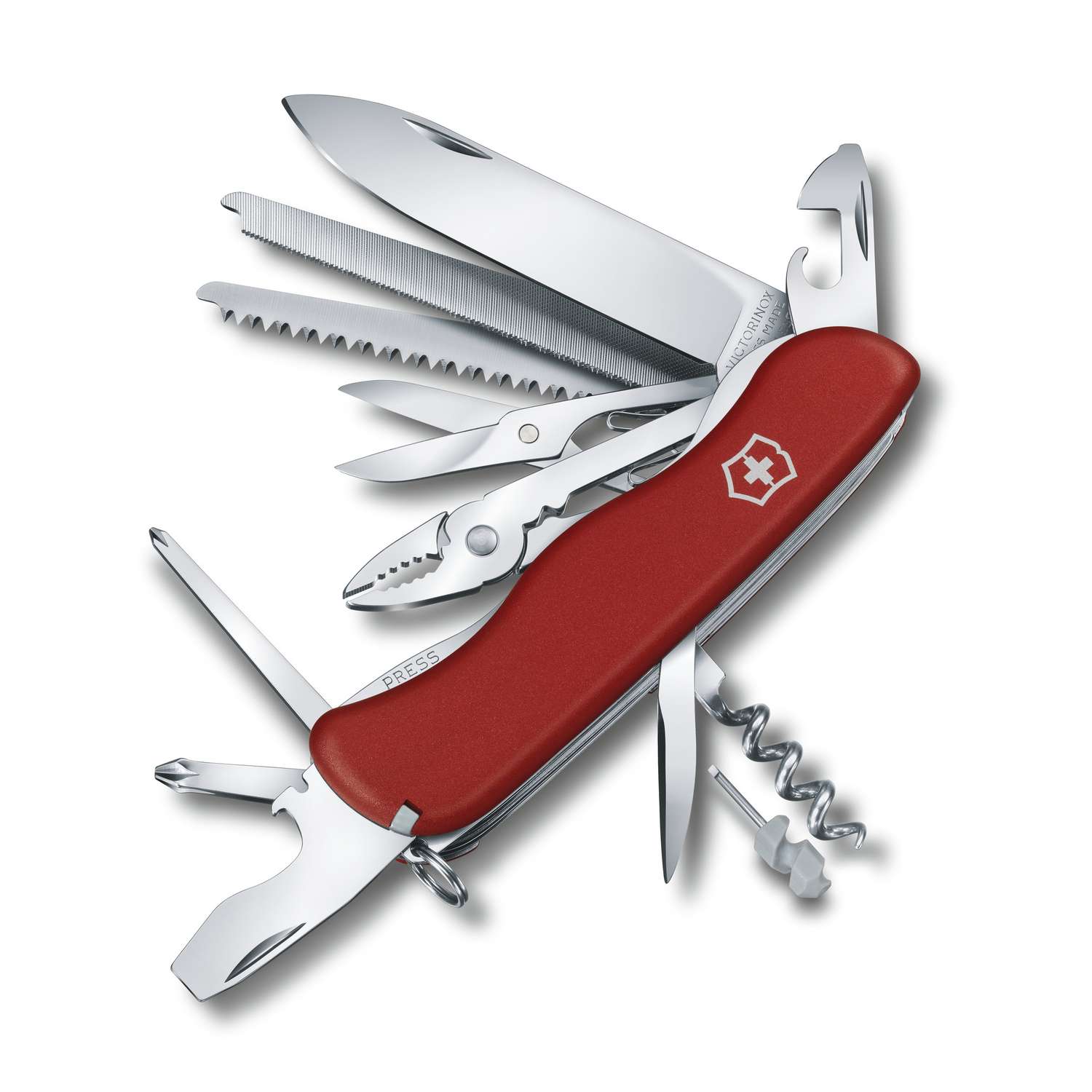 Victorinox Work Champ Swiss Army Knife 111 mm 21 Functions Red 0.8564