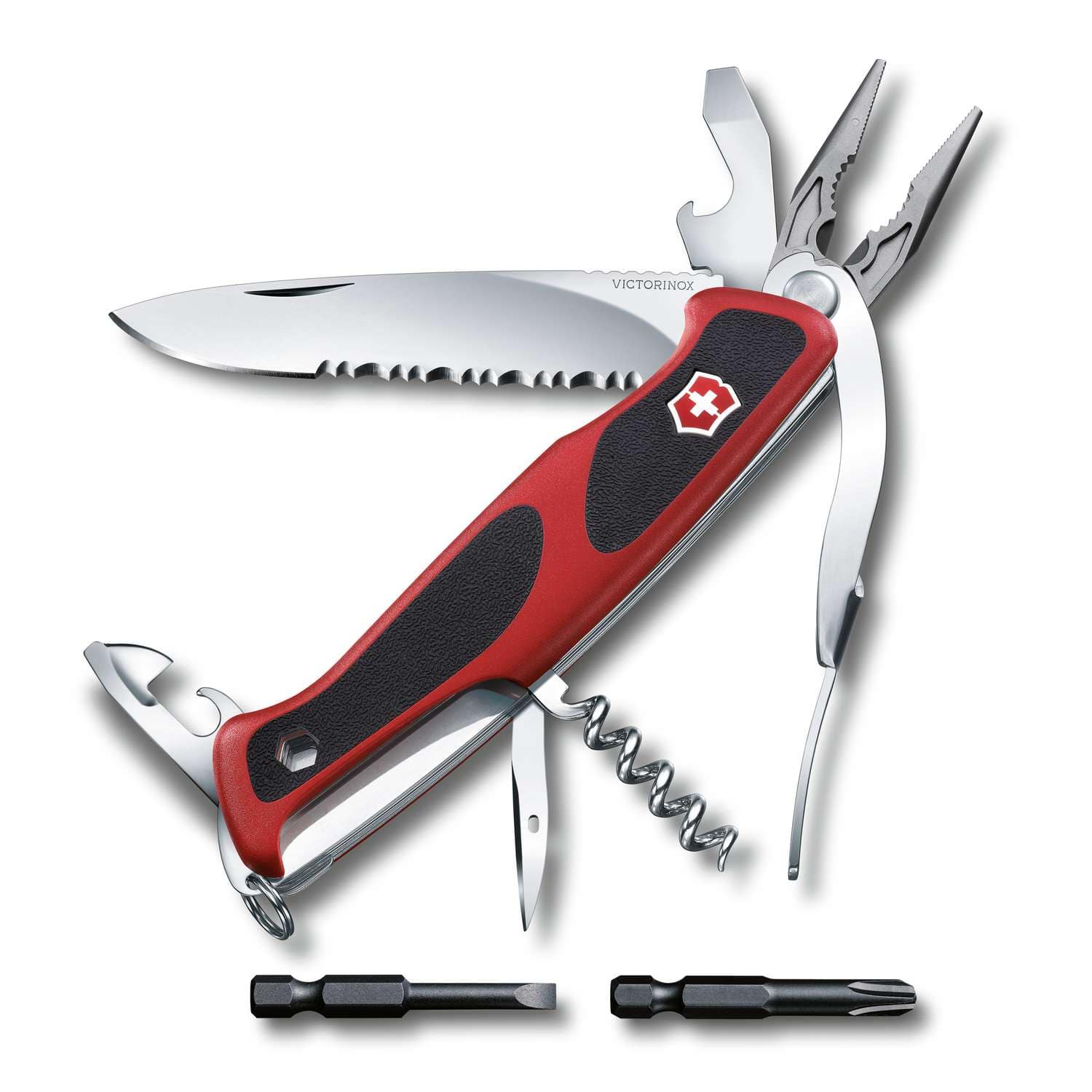 Victorinox Ranger 174 W Grip Swiss Army Knife 130 mm 17 Functions Red 0.9728.WC