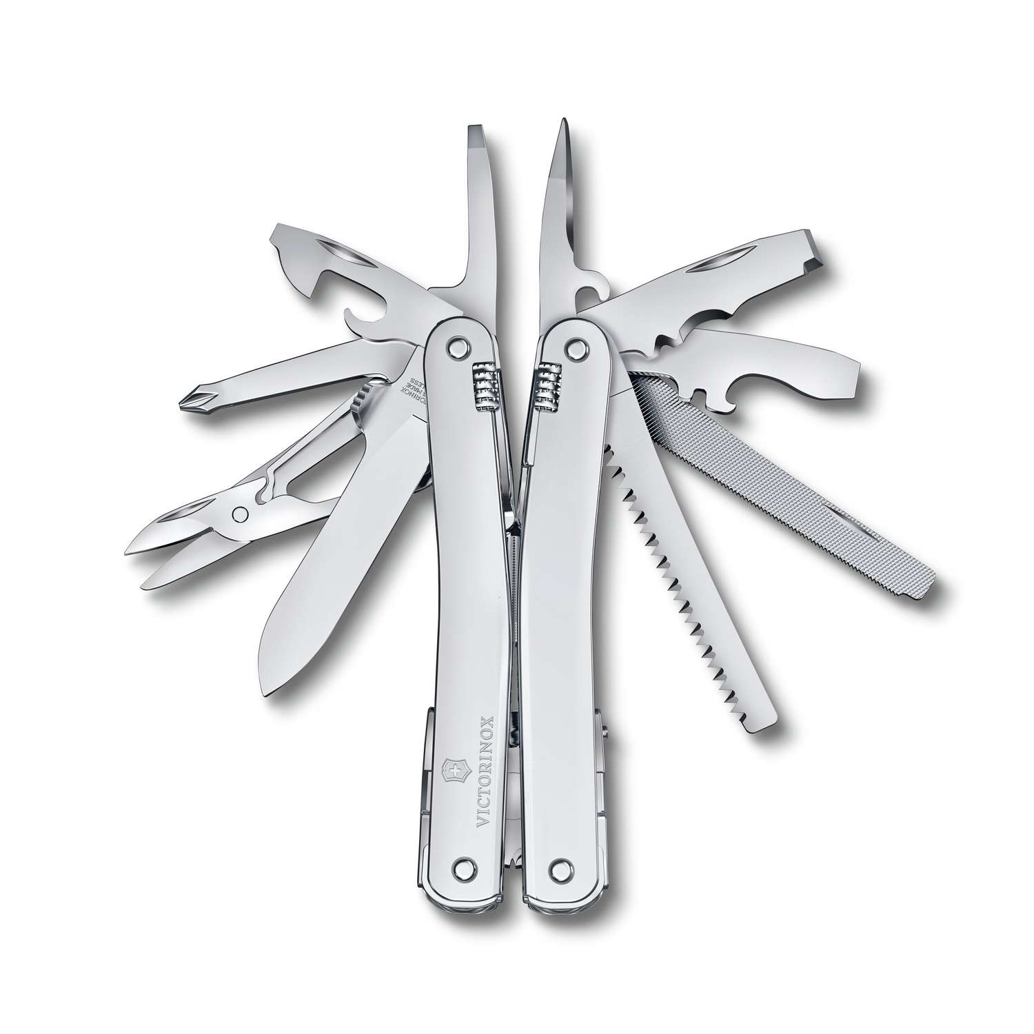 Victorinox Swiss Tool Spirit MX Swiss Army Multitool 105 mm 24 Functions Silver In Belt Pouch 3.0224.MN