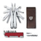 Victorinox Swiss Tool Spirit X Plus ελβετικό πολυεργαλείο 105 mm 35 λειτουργίες ασημί με δερμάτινη θήκη 3.0235.L