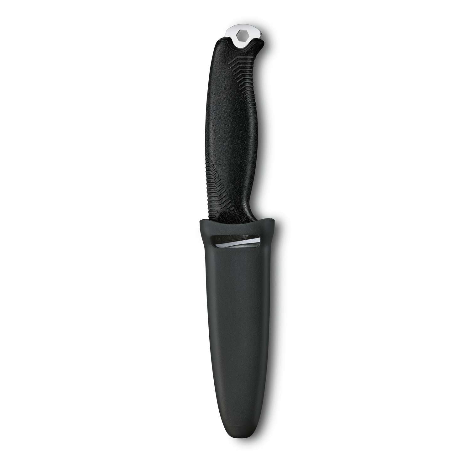 Victorinox Venture Swiss Outdoor Knife 233 mm 5 Functions Black With Sheath 3.0902.3