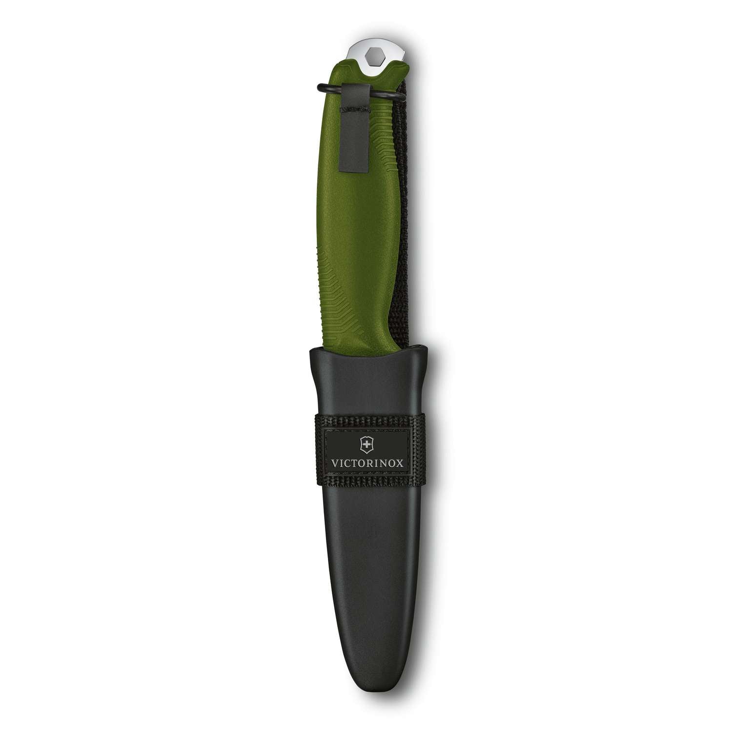 Victorinox Venture Swiss Outdoor Knife 233 mm 5 Functions Olive With Sheath 3.0902.4