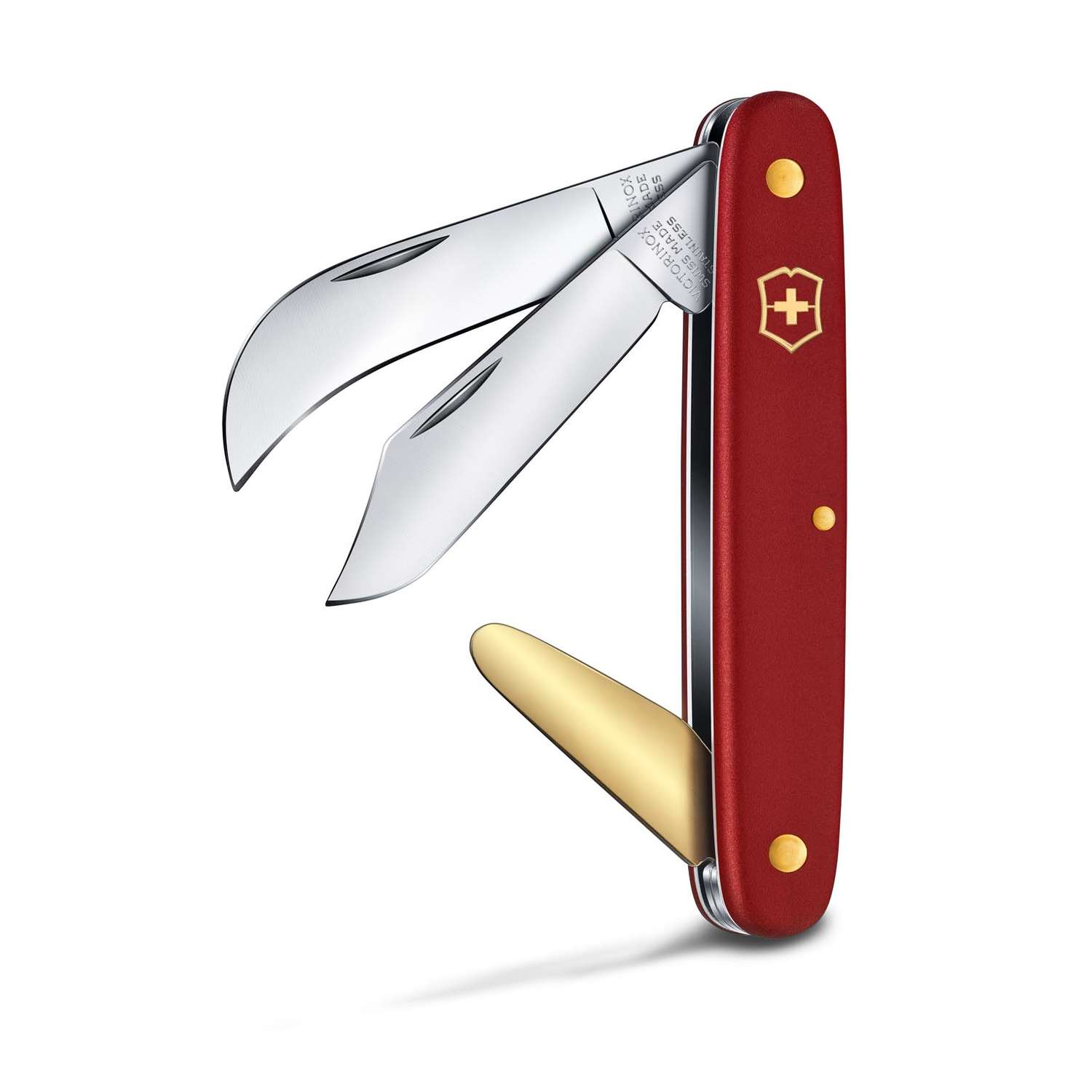 Victorinox Budding- And Pruning Knife 3 Swiss Army Knife 100 mm 3 Functions Red in Blister 3.9116.B1