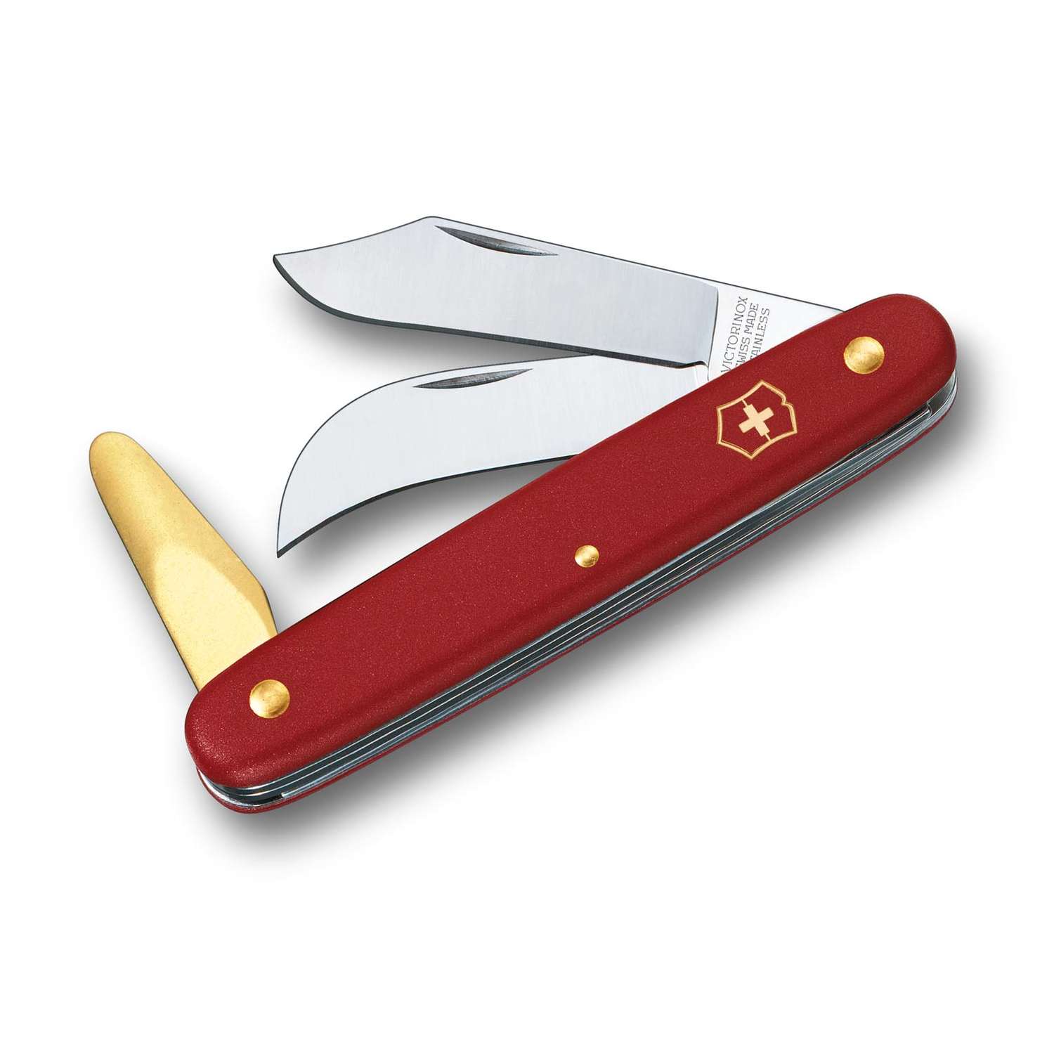 Victorinox Budding- And Pruning Knife 3 Swiss Army Knife 100 mm 3 Functions Red in Blister 3.9116.B1