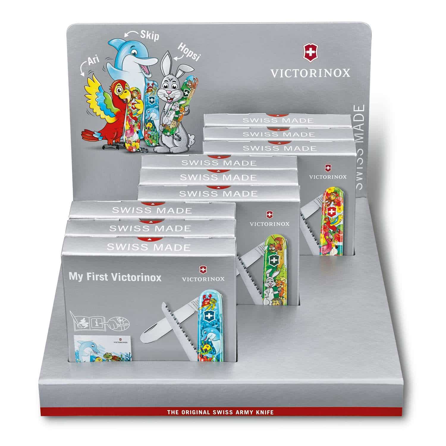 Victorinox My First Victorinox Animal-Edition Swiss Army Knife 84 mm 9 Functions Dolphin 0.2373.E1