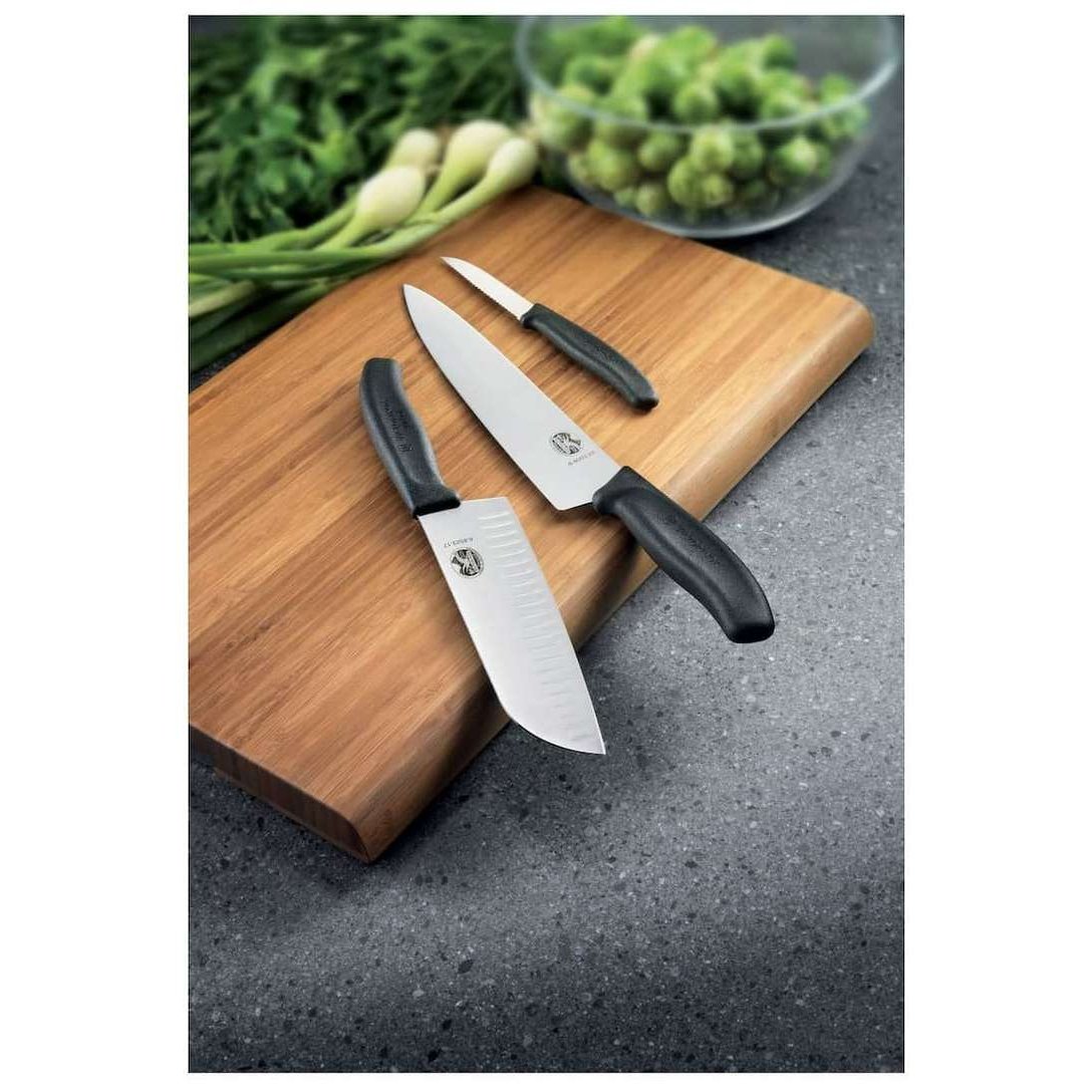 Victorinox Kitchen Knives Orange Handles 10 cm 2 pcs Set Swiss Classic 6.7796.L9B