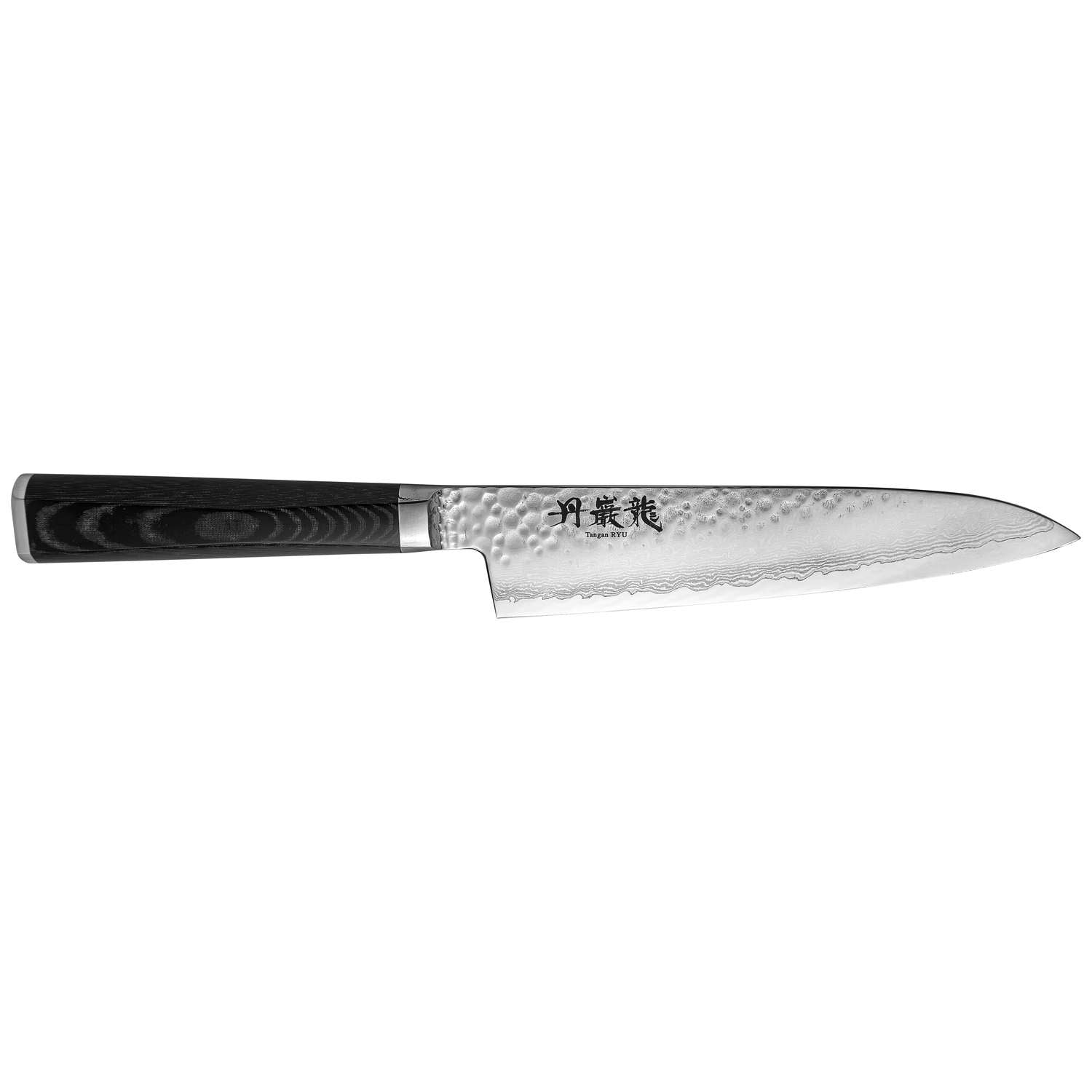 Ryusen Damascus Chef'S Knife 18 cm Micarta Handle Tangan Ryu TG-503